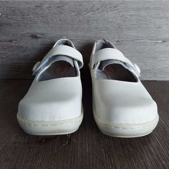 KLOGS Shoes Ashley Womens Size 9.5M White Mary Jane Nursing Comfort Clogs - Picture 2 of 15